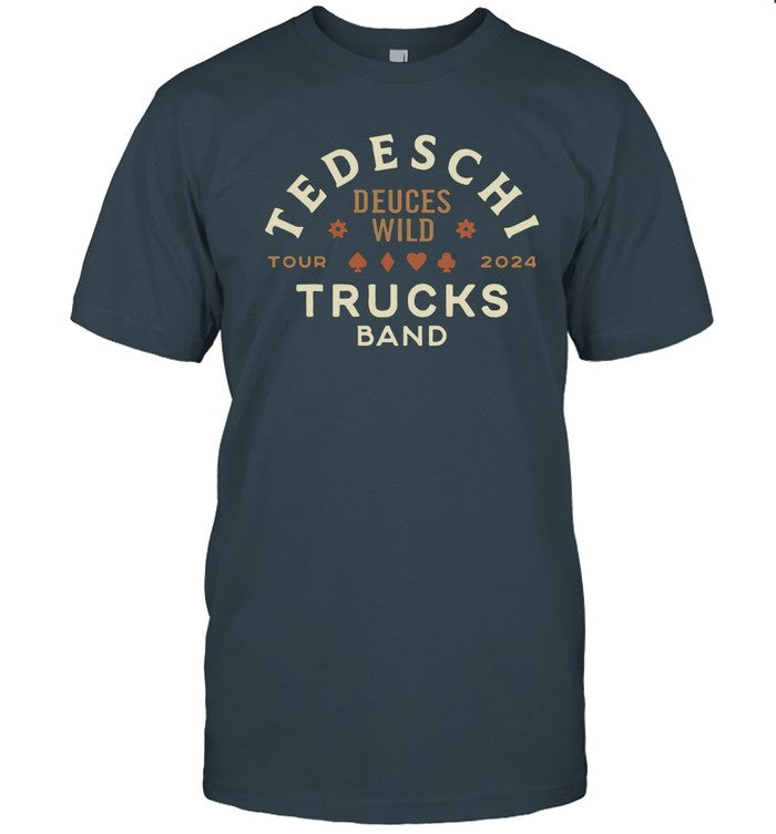 Limited Tedeschi Trucks Band Deuces Wild Tour 2024 T-Shirt