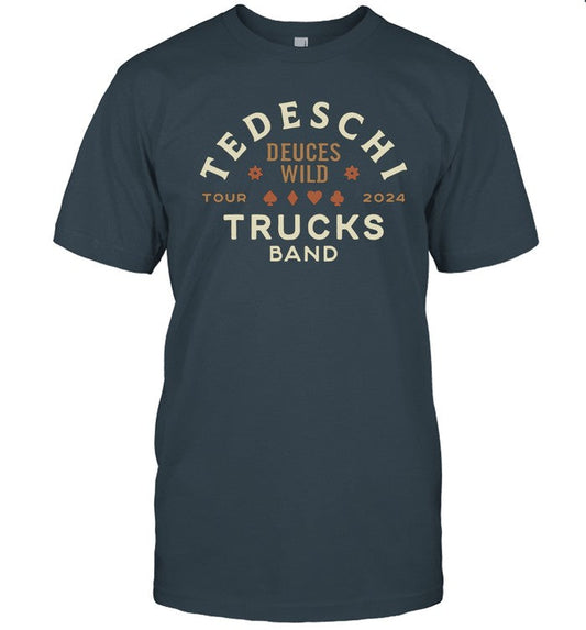 Limited Tedeschi Trucks Band Deuces Wild Tour 2024 T-Shirt