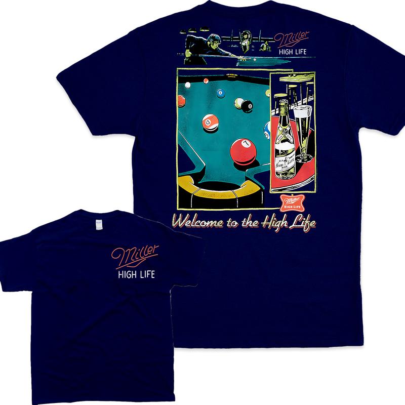 Miller High Life Sportsmans Club Vintage Tee, Unisex T-Shirt For Men And Women, Men's Tshirt, Men's Clothes Cotton Fashion Casual Menswear