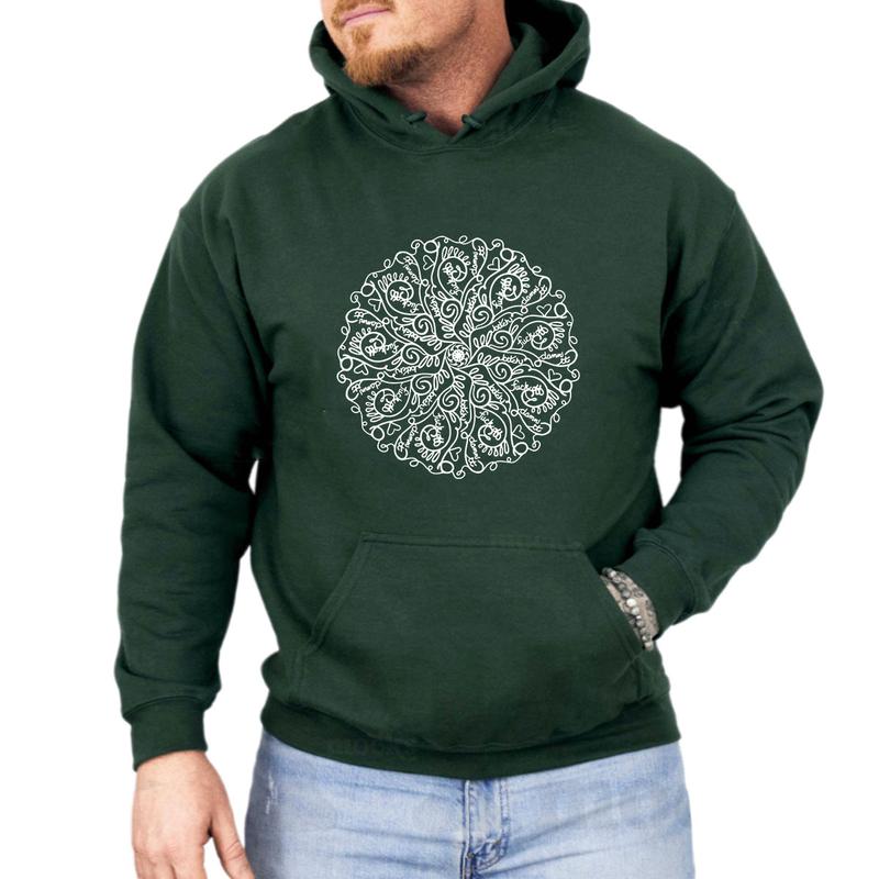 Curse Word Mandala Hoodie, fall and winter hoodie, Funny Gift for Men for Women