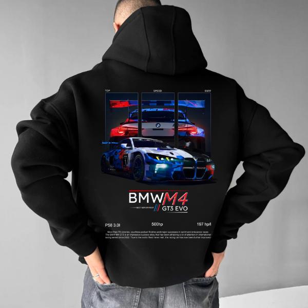 Classsic Bimmer M4 GT3 Hoodie, Unisex, Menswear, Street Racing Shirt, Car Hoodie, Boyfriend Gift