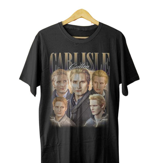 Carlisle Cullen Shirt Gift Graphic Tee, Vintage 90s shirt Unisex Bootleg Vintage Classic Cotton Fabric Menswear Top Collar