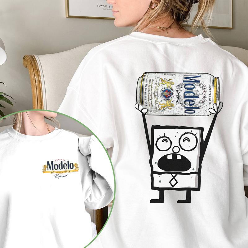 Modelo Especial Est 1925 Shirt, Doodlebob Character Movie Tshirt, Beer, Drinking Lover, Funny Shirt