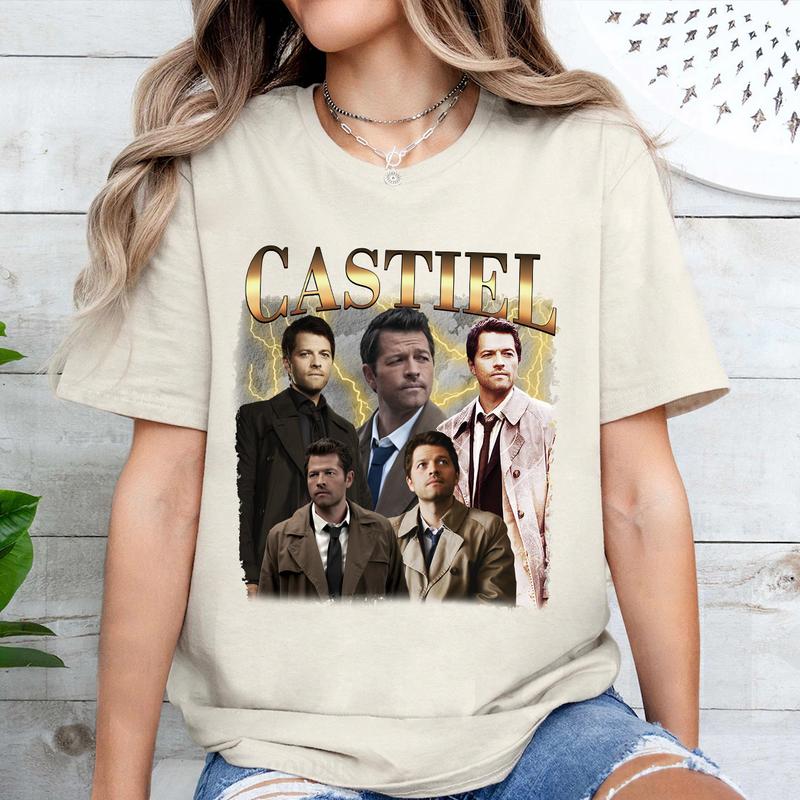 Castiel T Shirt, Vintage Castiel T Shirt, Gift For Woman and Man Unisex T-Shirt Sweatshirt Hoodie