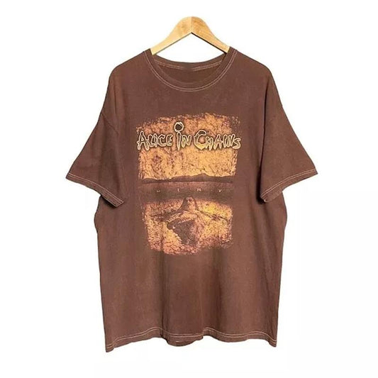 Vintage Alice In Chains Dirt Grunge Rock Band Unisex T-shirt Size S-5XL Cotton, Retro Alice In Chains Tee Gift, Music Tour Shirt, vintage Graphic Tee