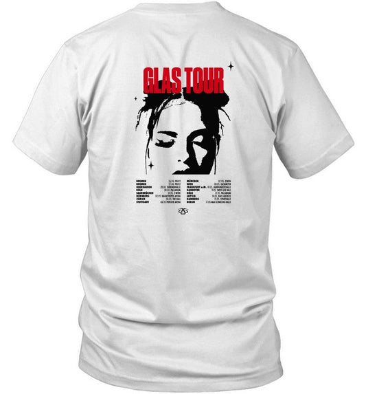 Nina Chuba Glas-Tour 2024 White Tee