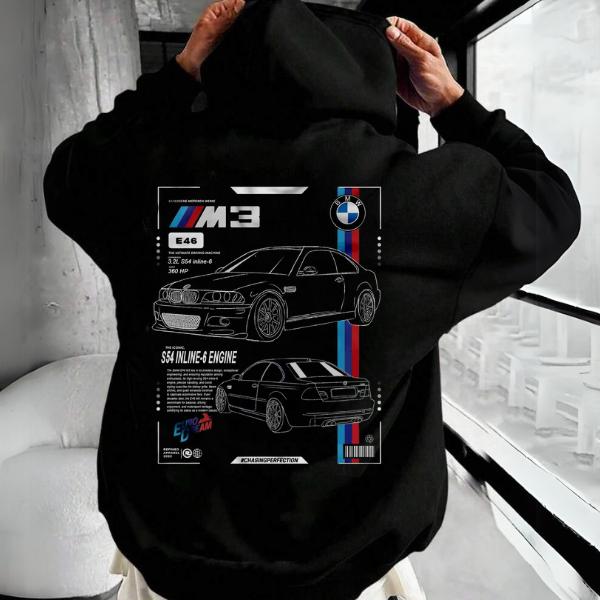 Classic Bimmer M3 E46 Hoodie, Unisex, Menswear, Street Racing men Shirt, Car Hoodie, Boyfriend Gift