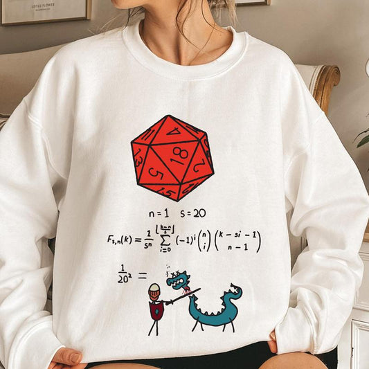 The Science of 20 Sided Dice Dragons DnD D20 Unisex T Shirt, Dungeons and Dragons Shirt, Meme Gift, Funny Vintage Style Unisex Gamer T-Shirt, Gift for DM Game Master