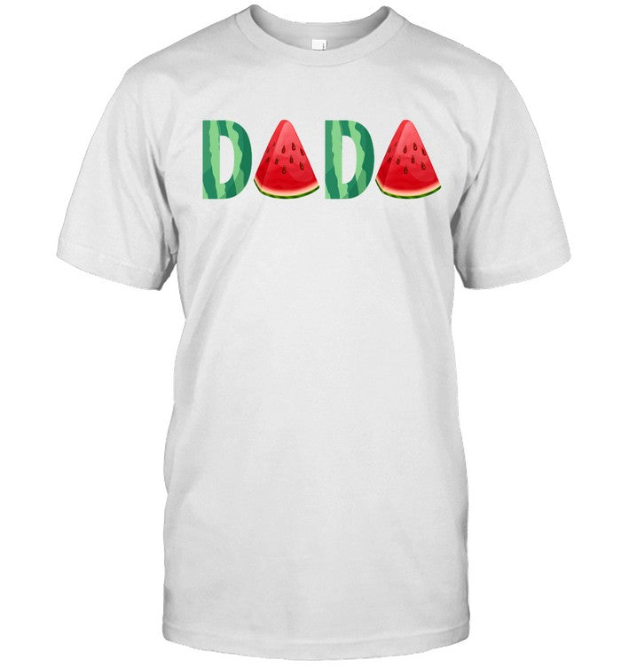 Dada Watermelon Funny Summer Fruit Gift - Great Father's Day T-Shirt