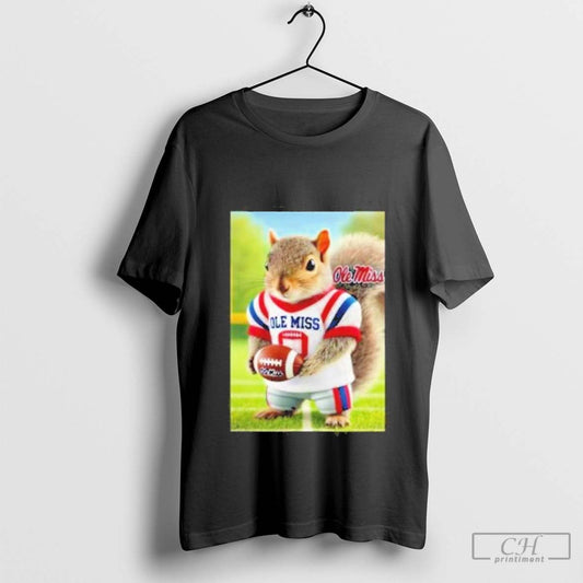 Squirrel Ole Miss Hotty Toddy T-Shirt
