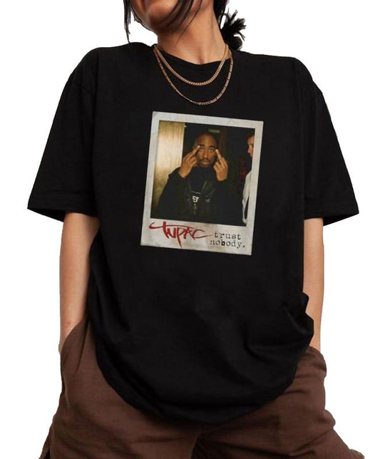 Tupac Trust Nobody Photo Shirt, Vintage Tupac Shakur Shirt, 2Pac 90s Shirt, 2Pac Shakur Shirt, Vintage 90s Bootleg Tupac Shirt, 90s Merch, Hip Hop 90s