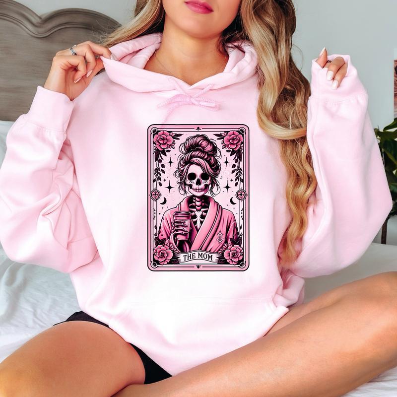 The Mom Tarot- Unisex Crewneck Sweatshirt - Print is Sublimation, Christmas Crewneck, Gift Idea, Relaxed Fit, Casual Apparel