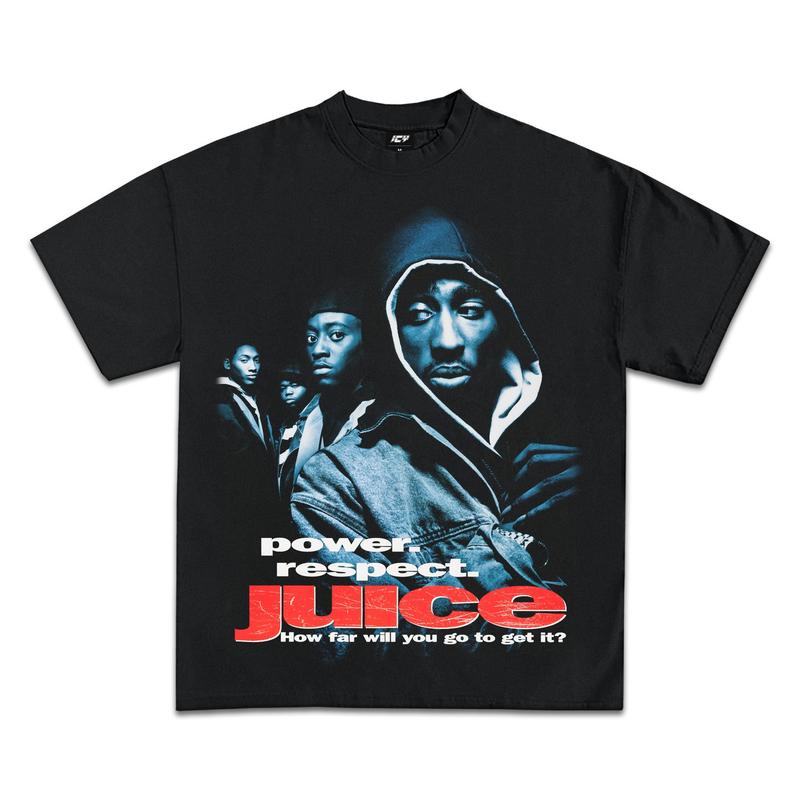 JUICE TUPAC GRAPHIC T-SHIRT Short Sleeve Casual Menswear Tee