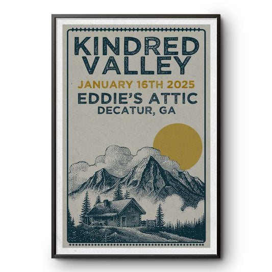 January 16 2025 Kindred Valley live at Eddie's Attic Poster