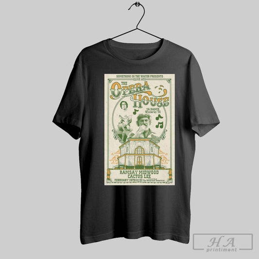 Poster Ramsay Midwood And Cactus Lee Feb 28 2025 7a Ranch Wimberley Tx Tour T Shirt