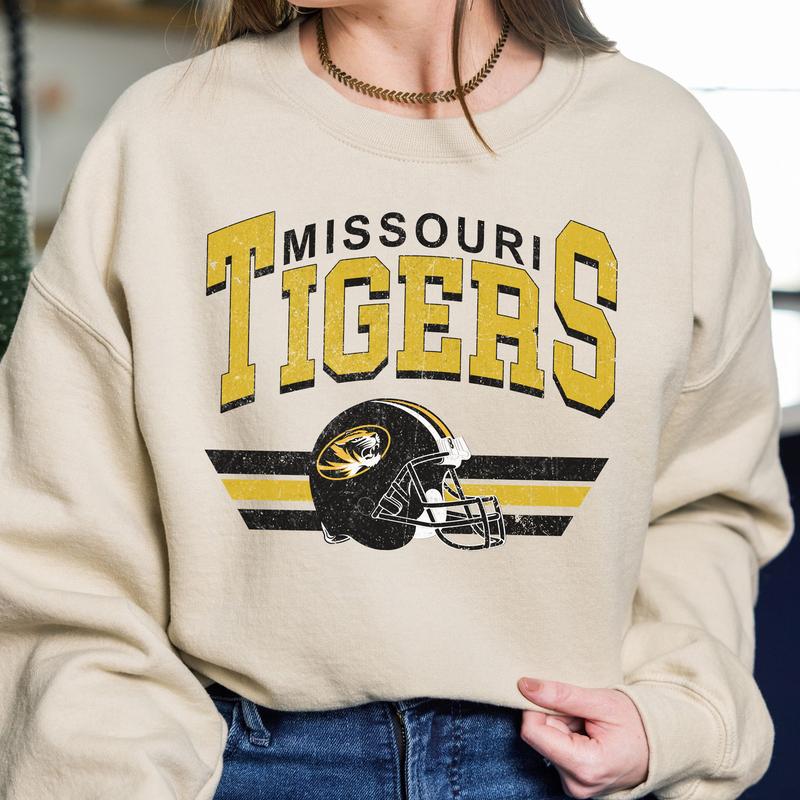 Missouri Tigers Vintage Football NCAA Sweatshirt, Vintage University Of Missouri Sweatshirt, Unisex Vintage Sweatshirt NCAA, Classic Sport Sweatshirt,