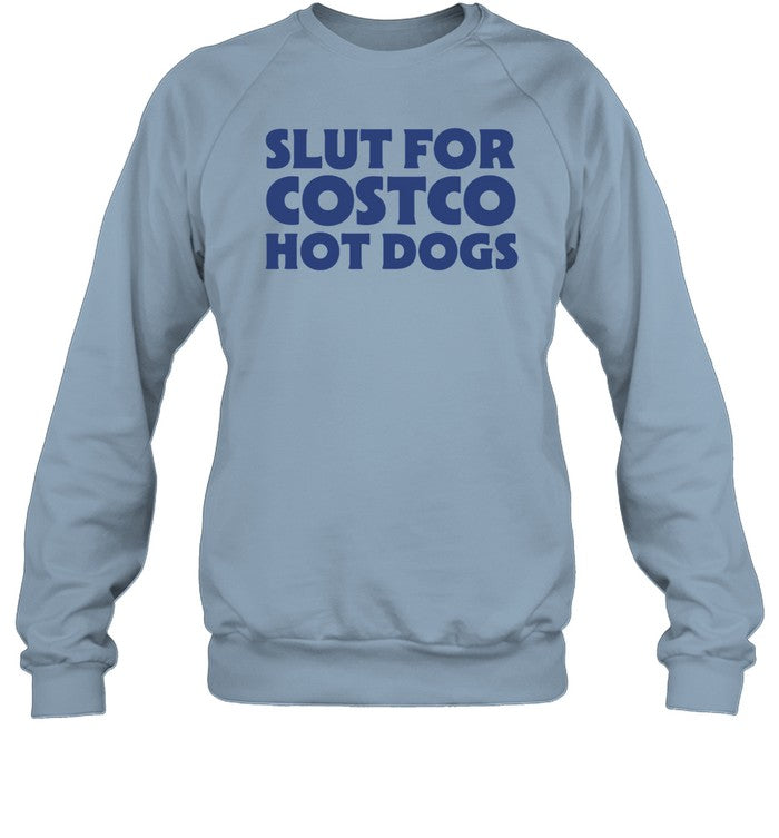 Slut For Hotdogs Crewneck Sweatshirt