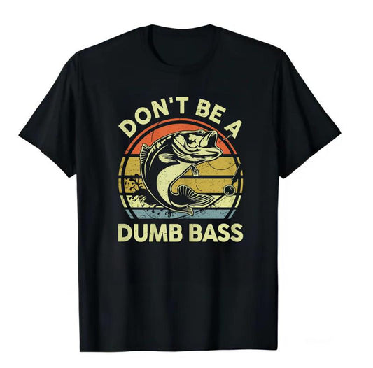 Fishing-Shirt Dont Be Dumb Bass Funny Dad T-Shirt, Funny Grandpa Sweatshirt and hoodie, Unisex Graphic Shirt Gift for Dad