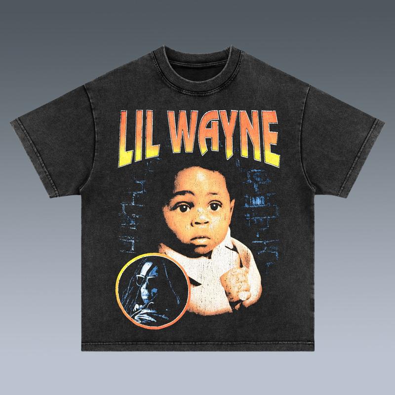 LIL WAYNE 2 SIDES Cotton Vintage Shirt To Match Sneaker Hiphop Clothing Rapper Merch Shirt, Hiphop Tour Concert 2024, Gift For Fan Y2K Aesthetic Hoodie Sweatshirt