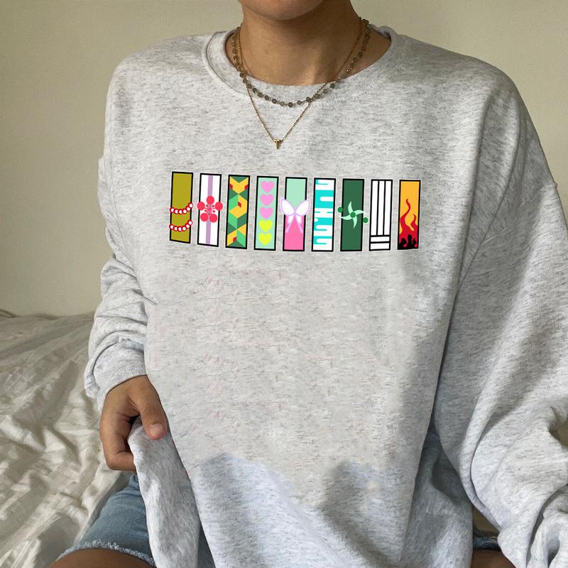 Hashira Hanafuda Demon Slayer shirt, Kimetsu No Yaiba t-shirt, anime sweatshirt hoodie, Tanjiro shirt, Rengoku t-shirt