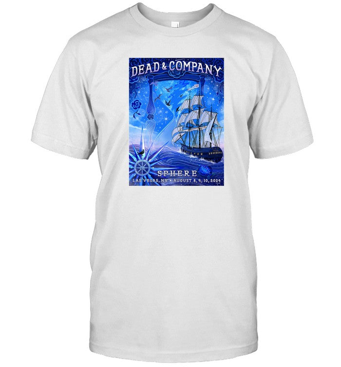 Dead & Company Aug 8-10 2024 Tour MSG Sphere in Las Vegas, NV Shirt
