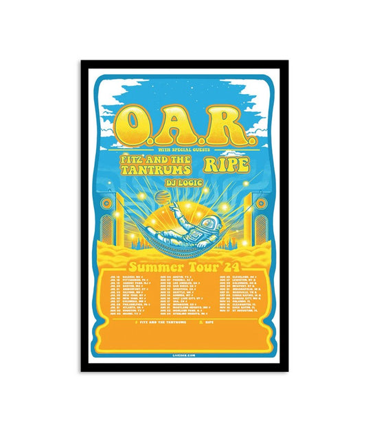 O.A.R. Summer Tour 2024 Poster