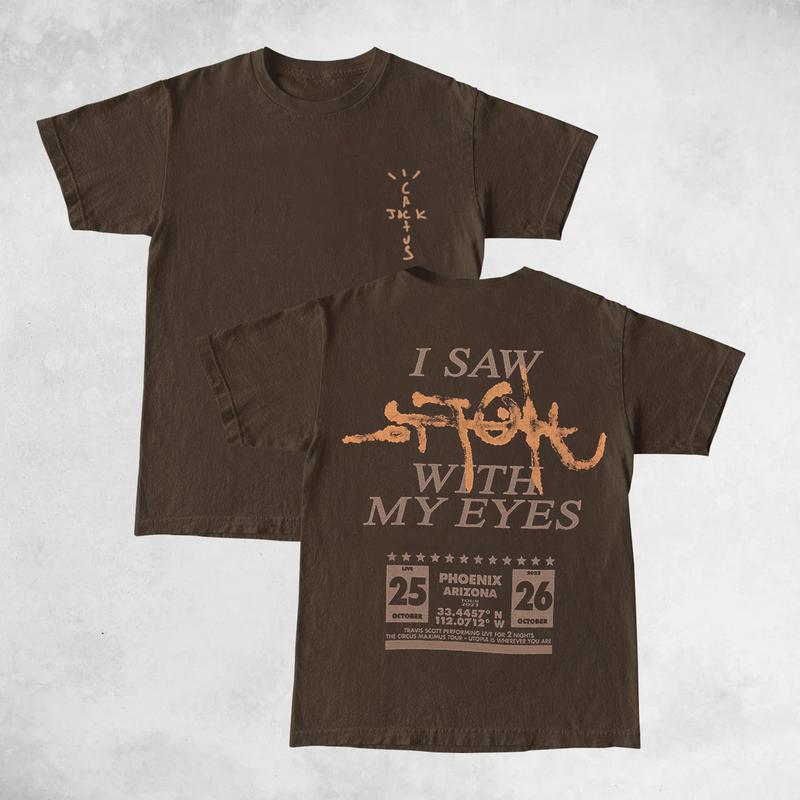 Travis Cactus Utopia Is In Phoenix Cotton Unisex Shirt Rap Shirt Rapper Rap Tee Hiphop Shirt Music Tour Merch Gift for Him Gift For Her Vintage Y2K Ho