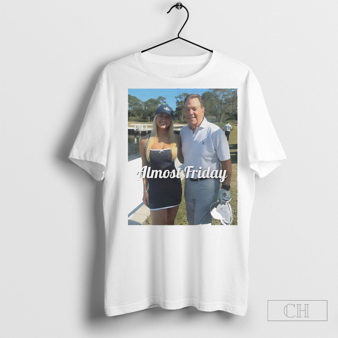 Ring Girl Sydney Thomas And Nick Saban Roll Tide Almost Friday Photo Shirts