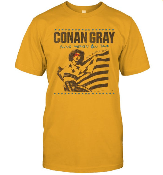 Limited Conan Gray Found Heaven On Tour North America 2024 Shirt