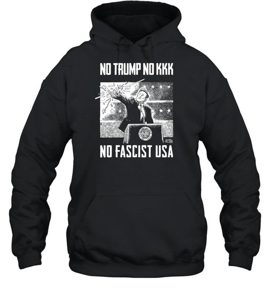 No Trump No Kkk No Fascist Usa Hoodie