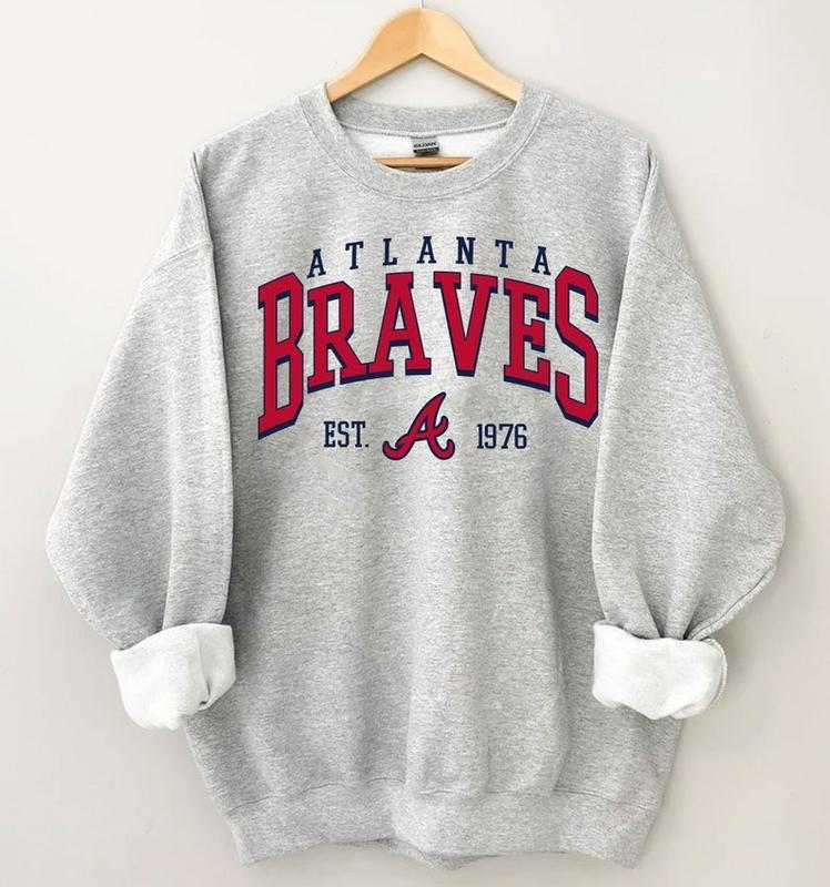 Vintage Atlanta Braves shirt Atlanta Baseball Shirt Atlanta EST. 1976 shirt Vintage Baseball Fan Shirt, Vintage Atlanta Braves Baseball Shirt â€“ Atlanta Baseball Fan Tee, EST. 1976 Classic Graphic Shirt, Retro MLB Apparel