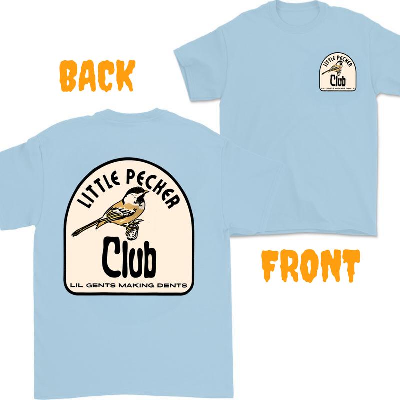 For Men T-shirt,2 side - Crewneck Gildan,Little Pecker club T-shirt, Unisex Classic Cotton