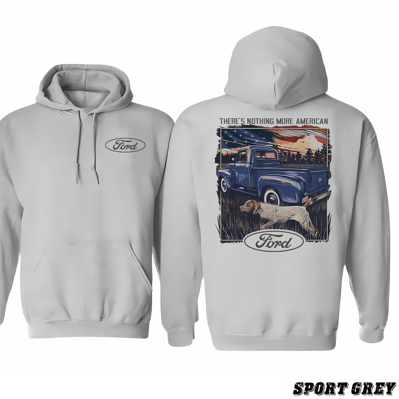 Ford - F-1 American Truck Hoodie, Pick Your Color, Unisex Design, Endless Style Possibilities, Wear It Your Way, Classic Cotton, Menswear Unisex