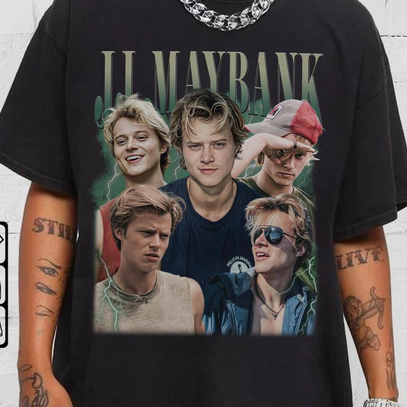 Outer Banks JJ Maybank T-Shirt, Movie Fan Hoodie, Sweatshirt Unisex Crewneck, Casual Menswear Womenswear Fabric, Urban Street Tee