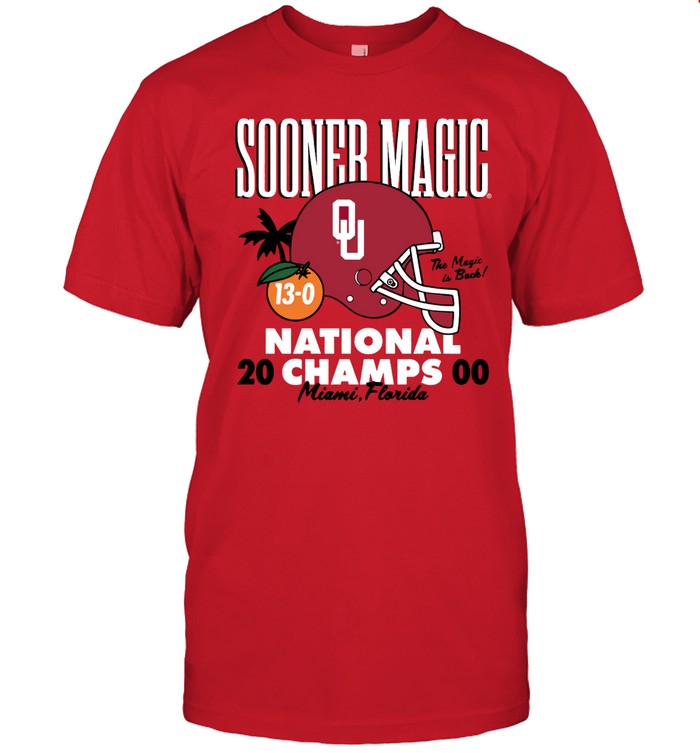 Sooner Magic 2000 National Champs Vintage Tee