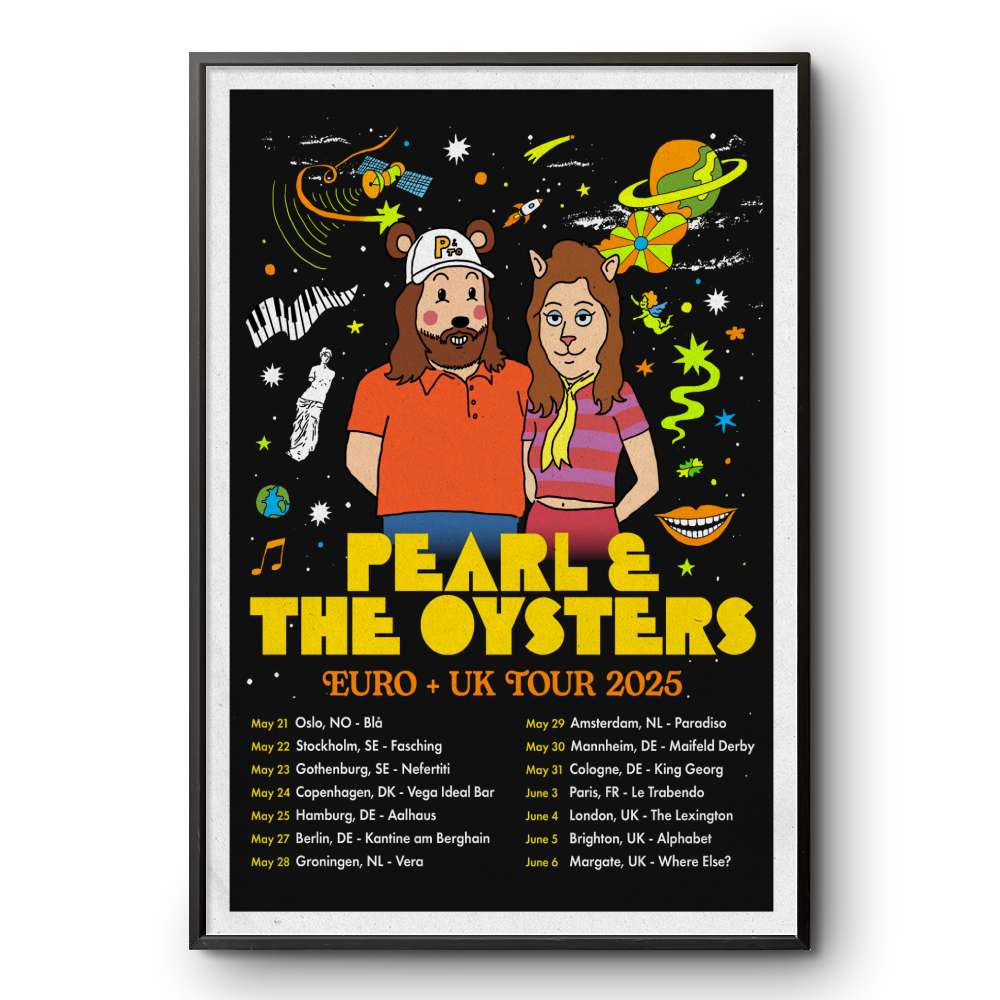 Event Pearl & The Oysters Euro + Uk Tour 2025 Poster