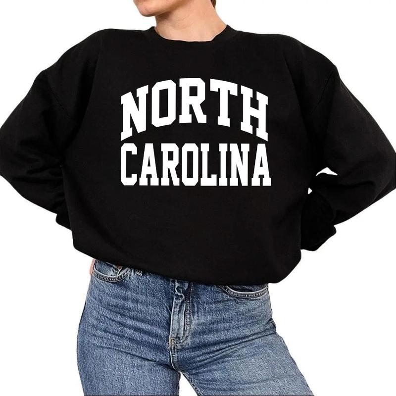 Vintage Champion University of North Carolina Sweatshirt, UNC NCAA Cotton Hoodie Crewneck Pullover