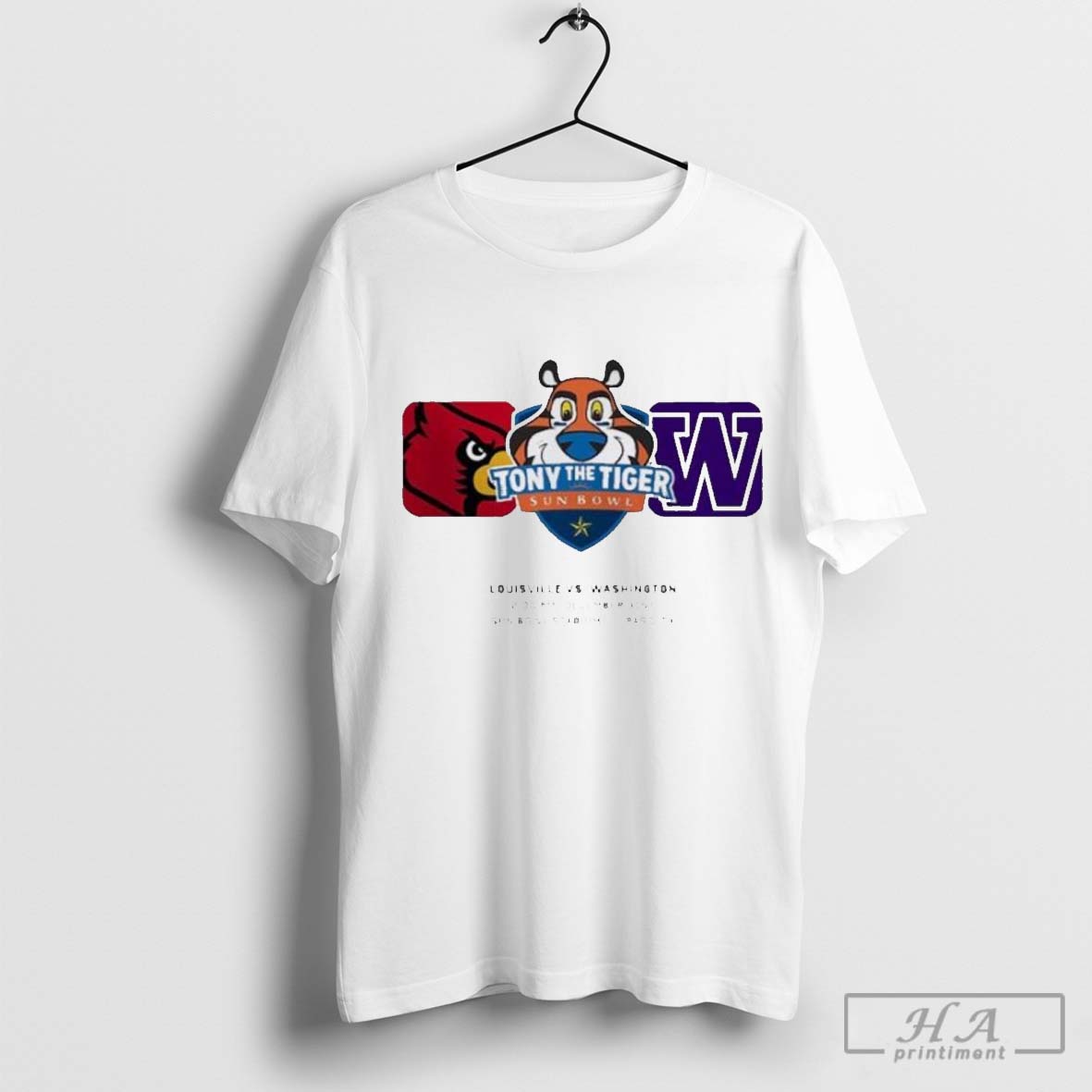 Sun Bowl Louisville Cardinals Vs Washington Huskies Matchup At Sun Bowl Stadium In El Paso Tx On December 31st 2024 Ncaa Unisex T Shirt