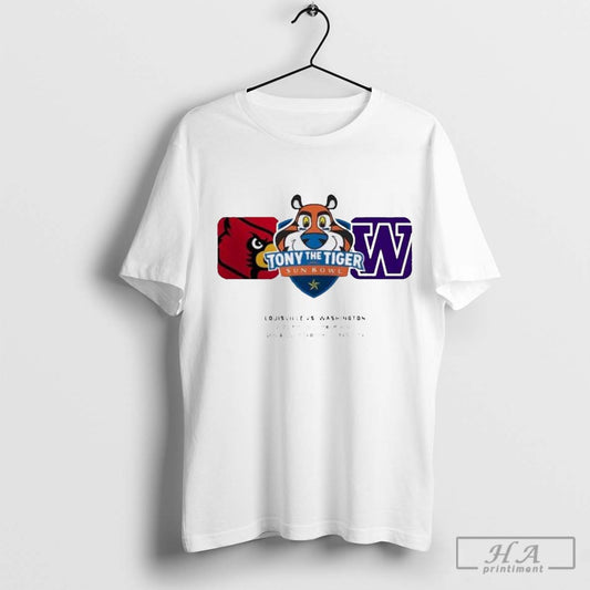 Sun Bowl Louisville Cardinals Vs Washington Huskies Matchup At Sun Bowl Stadium In El Paso Tx On December 31st 2024 Ncaa Unisex T Shirt