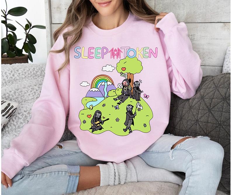 Sleep Token C0wboy Rider Sweatshirt Funny Vibes Cozy Crewneck Sweater