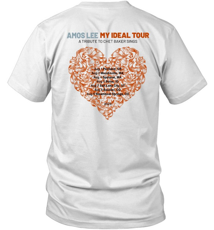 Amos Lee My Ideal Tour 2023 T Shirt