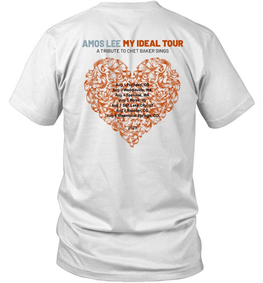 Amos Lee My Ideal Tour 2023 T Shirt