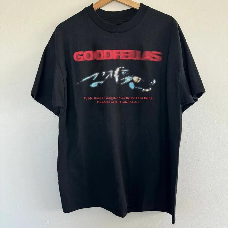 Vintage Goodfellas T-Shirt, 11 Replica of Production Crew Shirt, Movie Memorabilia