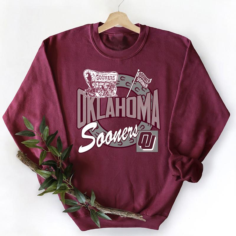 25. Oklahoma Sooners Vintage NCAA Sportswear, Hoodie, Cotton Sweatshirt, Classic University Team Apparel MenÃ¢â‚¬â„¢s Gift