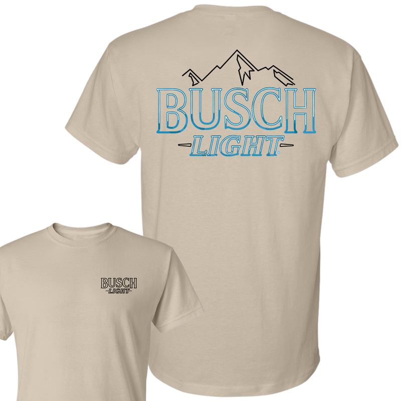 Busch Light Neon Sign Logo T-Shirt, Full Color T-Shirt, Unisex T-Shirt, For Men, For Women