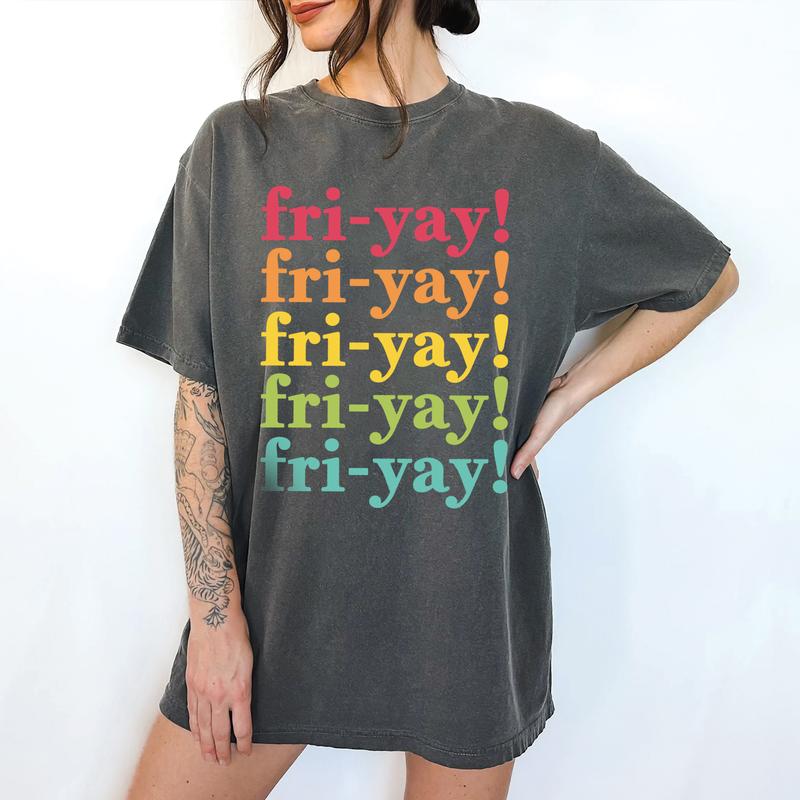 Friyay Shirt, Funny Teacher Shirt, Happy Friday Shirt, Teacher Weekend, Fri-Yay Shirt, Teacher Shirts, Retro Teacher Shirt, Back To School Casual Comf