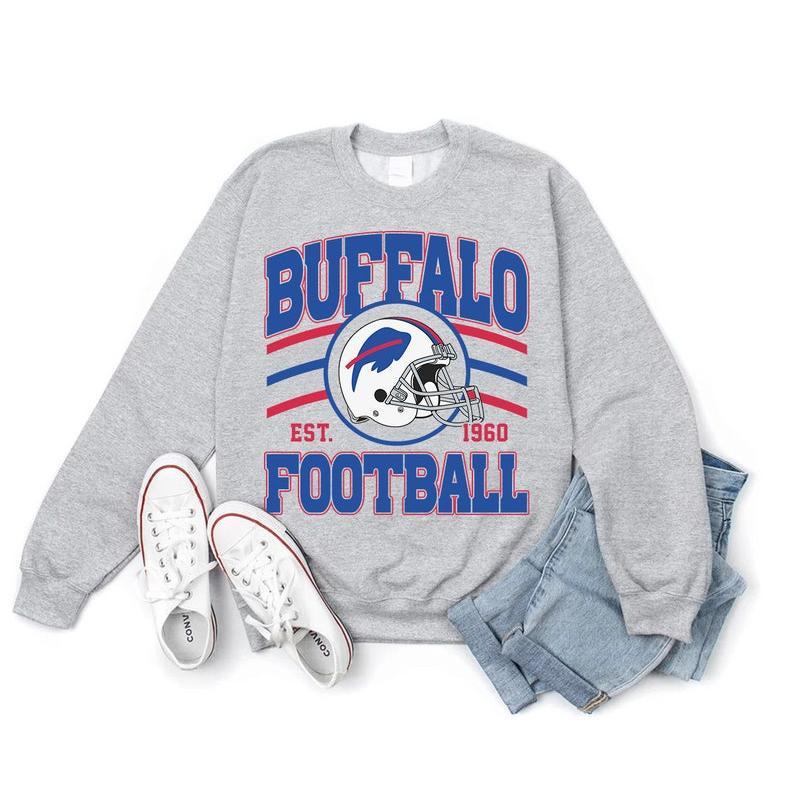 Vintage Buffalo Football Crewneck, Buffalo Sweatshirt, Buffalo New York, Buffalo Fan Gift 221231et2