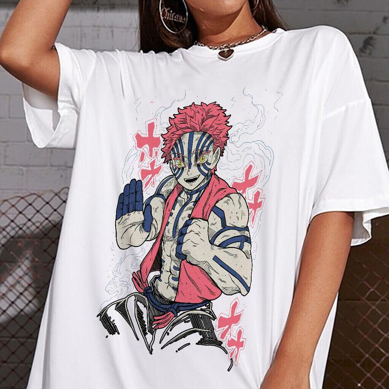 Akaza the Upper Moon 3 Demon t-shirt, Demon Slayer main characters shirt, Kimetsu No Yaiba t-shirt, anime sweatshirt hoodie, Tanjiro shirt, Rengoku t-