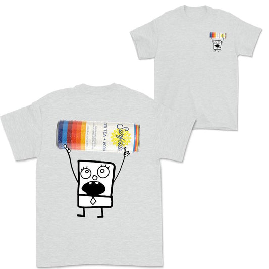 Doodlebob Surfside 2 Sided T-Shirt, Funny Drinking T-Shirt, Summer T-Shirt, Full Color T-Shirt, Unisex T-Shirt, For Men, For Women, Gift For All Menswear Top