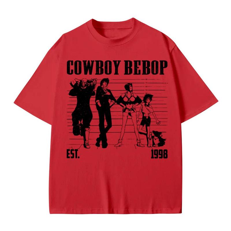 Cowboy Bebop Tshirt, Anime Tee, Anime cosplay shirt, Faye Valentine tshirt